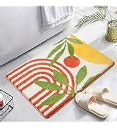 Amazon Linromia Boho Bathroom Rug Get Naked Bath Mat Small Black Bath Mat Absorbent
