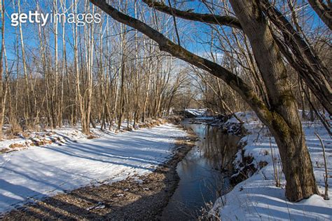 Castlewood State Park in Snow Wintry Kiefer Creek 이미지 1372794590