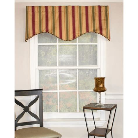 RLF HOME Hope Stripe Cornice Cotton Valance - Walmart.com - Walmart.com