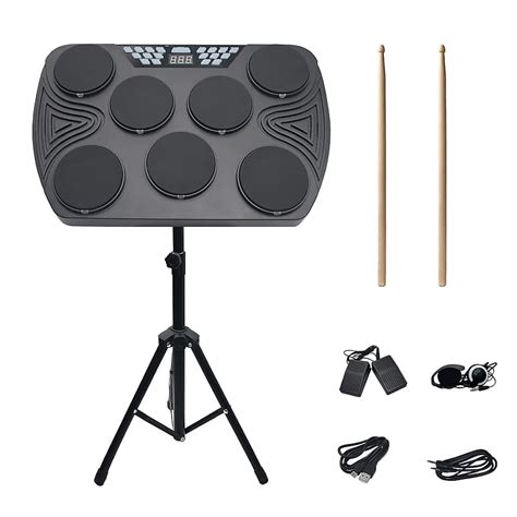 Electronic Drum Set Portable Drum Pad Roll-Up Drum Machine | Reverb
