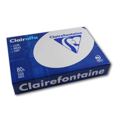 Papier Clairefontaine Clairalfa A4 80gr 1979C 500 feuilles à 5 99