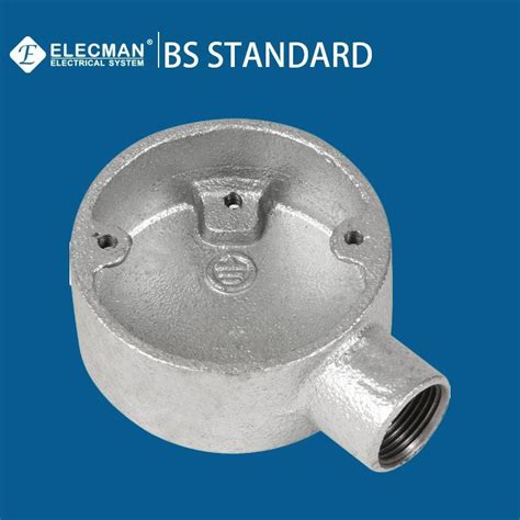 BS 4568 Malleable Iron Terminal Box One Way Malleable Iron Outlet Box