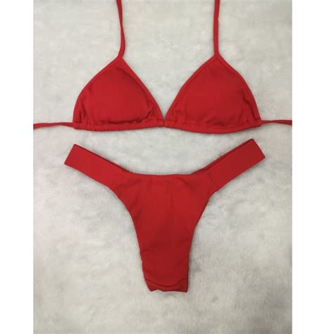 Biquini Canelado Fio Duplo Bojo Removivel La Mar Pink Lingerie