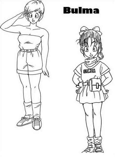 Dama Y Peque A Bulma Para Colorear Imprimir E Dibujar Coloringonly