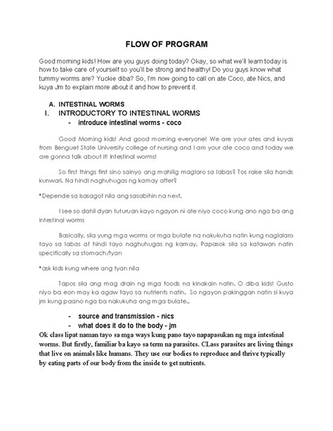 flow  program flow flow  program good morning kids