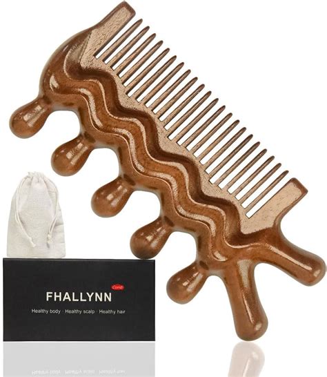 Amazon 2 Pack Wooden Scalp Massage Comb Carelax Wooden Wide