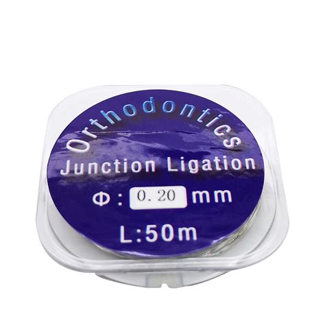 Dental Brackets Braces Wire Orthodontic Ligature Wire Φ02