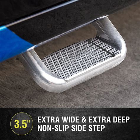 Aluminum Truck Coated Side Step Entering And Exiting Truck Suv Safer