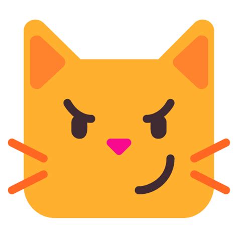 😼 Cat With Wry Smile Emoji Meaning From Girl And Guy Emojisprout