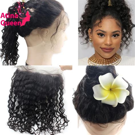 Pre Plucked 360 Full Lace Frontal Band Raw Filipino Virgin Deep Wave