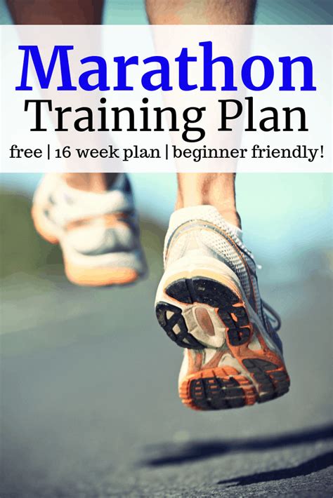 16 Week Marathon Training Schedule Beginner Friendly