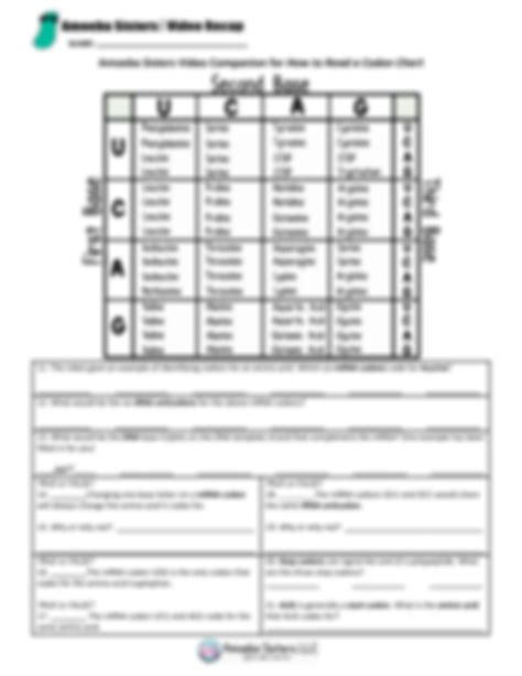 Anticodon Chart
