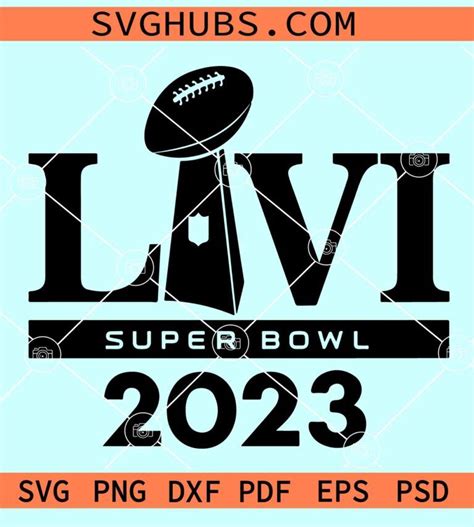 Super bowl 2023 logo SVG, Super Bowl XLVIII svg, Vince Lombardi Trophy ...