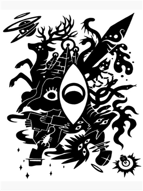 Scp Foundation Monsters Paranormal Poster By Yu U Ta Redbubble