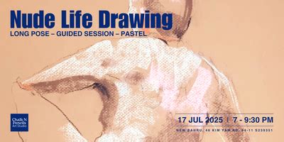 Nude Life Drawing Long Pose Guided Session Pastel Tickets Thu Jul 17 2025 At 7 00 PM