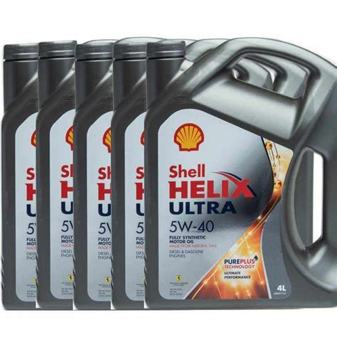 Olio Motore Auto Shell Helix Ultra W Sintetico L Litri Nu