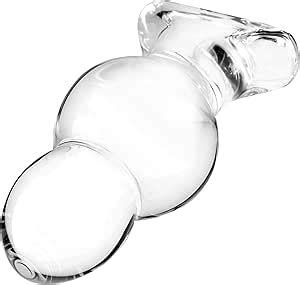 LEEWEDENG Thick Anal Plug Inch Huge Glass Butt Plug Beads Prostate Massage Sex Toys For