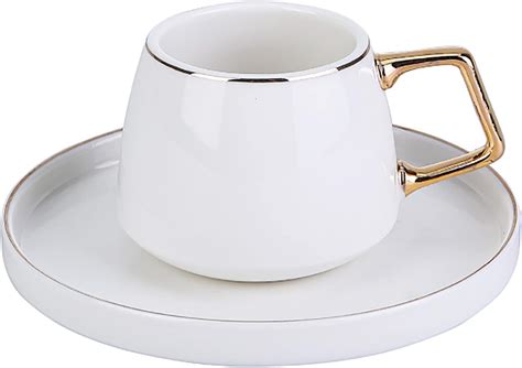 Amazon De Karaca Saturn Gold Türkische Kaffeetassen Mokkatassen Set Für 6 Personen 12 Teilig