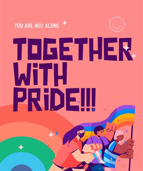 Placeit T Shirt Design Creator Featuring A Lgbtq Supportive Text