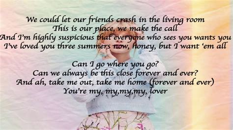 Taylor Swift - Lover ( Lyrics ) - YouTube