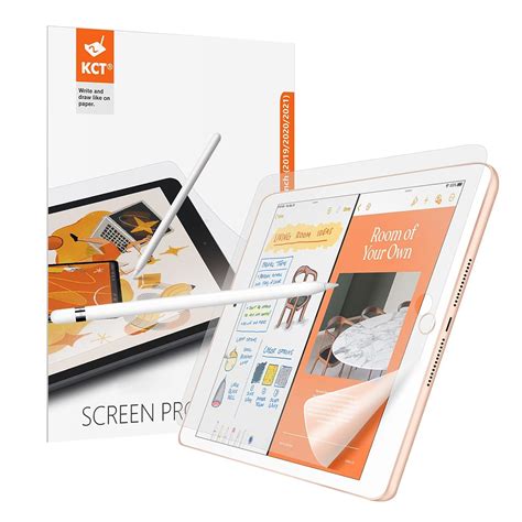 KCT 2 PACK Paperfeel Screen Protector Compatible With IPad 9 8 7 10 2