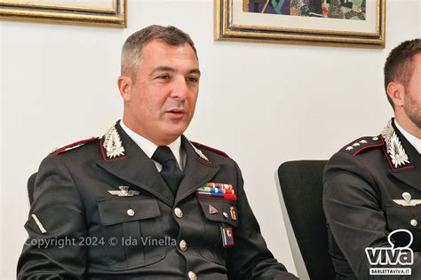 il nuovo comandante della compagnia carabinieri  barletta puliafito