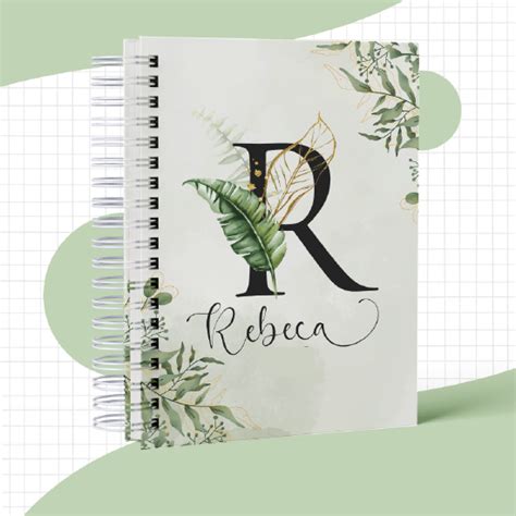 Capa De Caderno Com Nome - Caderno personalizado com nome na capa | Shopee Brasil