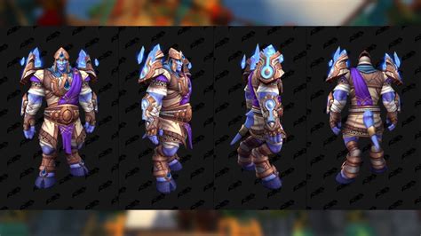 Draenei And Troll Heritage Armor Datamined In Patch