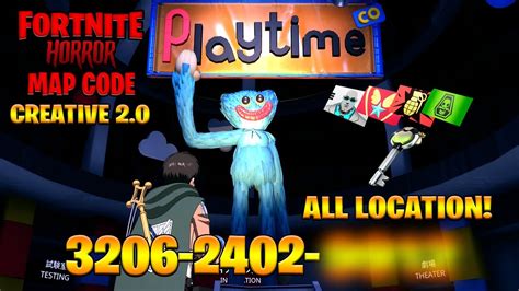 Poppy Playtime Huggy Wuggy Horror Nightmare Creative Map Code In