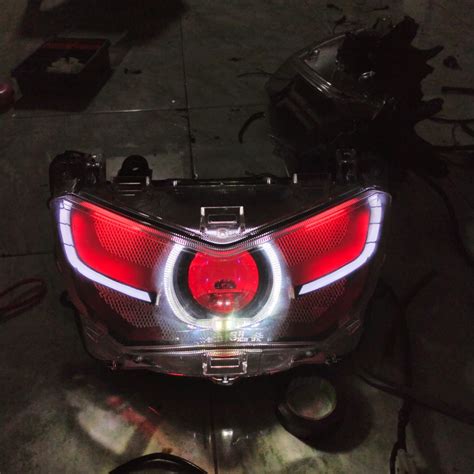 Jual Headlamp Lampu Depan Custom Projie Biled Aes Turbo Yamaha All