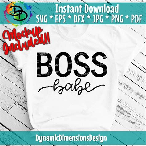 Boss Babe SVG Boss Svg Funny Svg Cut Files Sassy Mom Business Mom Svg Motivational SVG