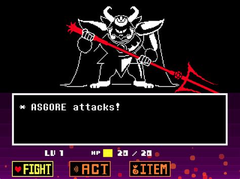 Asgore Dreemurr/In Battle | Undertale Wiki | Fandom