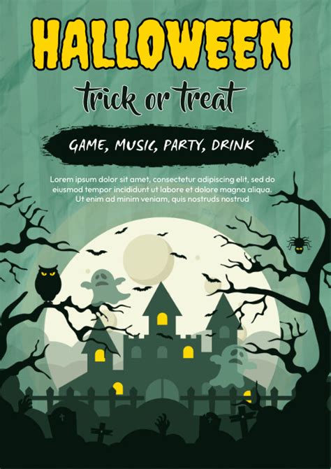 Copy Of Halloween Trick Or Treat Party Postermywall