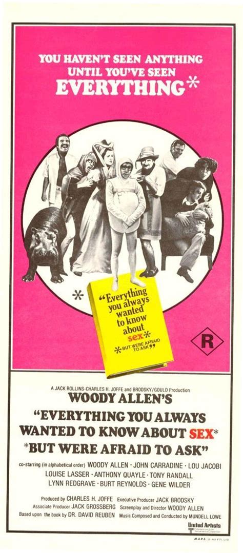 Everything You Always Wanted To Know About Sex But Were Afraid To Ask 1972 Poster US