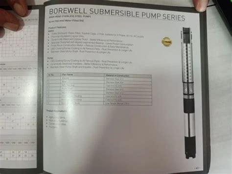 Single Stage Pump Havells Submersible Pumps Power More Than 7 5 HP At