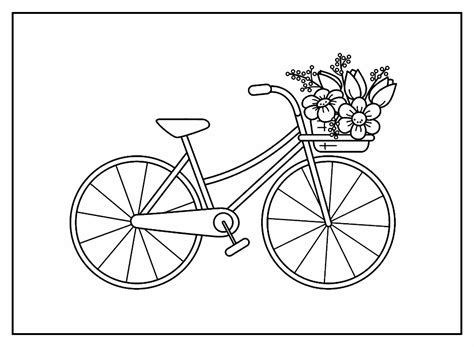 Desenhos De Bicicletas Para Colorir E Imprimir
