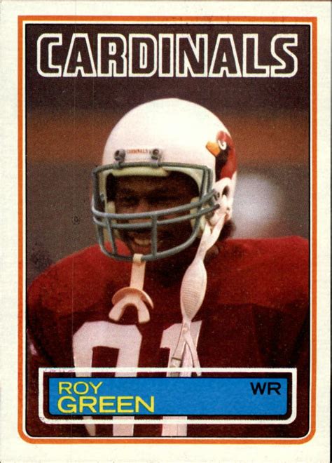 Roy Green Football Price Guide | Roy Green Trading Card Value – Beckett