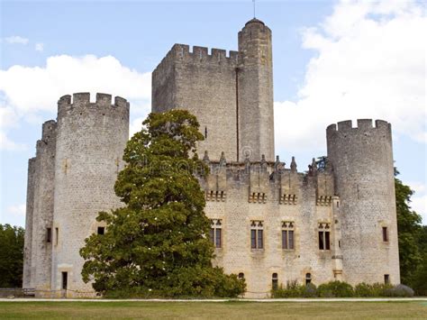 Chateau De Roquetaillade Stock Image Image Of Church 8704255
