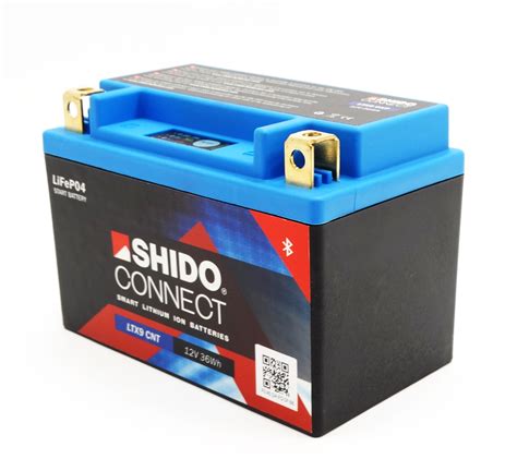 Shido LTX9 BS Lithium Ionen Connect Batterie 12V LiFePO4 YTX9 BS