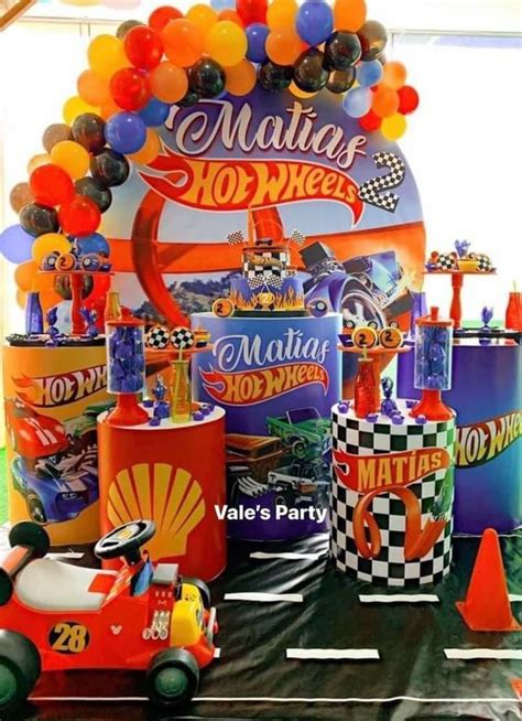 65 Fabulosas ideas de decoración para Fiesta de Hot Wheels Hot wheels birthday Hot wheels