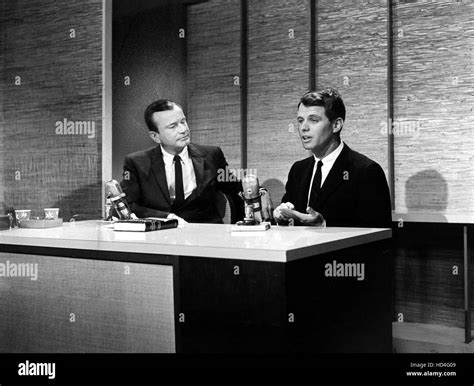 The Jack Paar Show Jack Paar Robert Kennedy 1957 62 Stock Photo Alamy