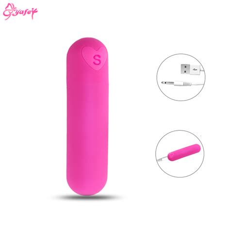 Rechargeable Speed Mini Vibrator Silicone Vibrating Dildo Bullet Vibrators G Spot Clit