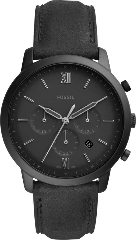 Fossil Fs Neutra Chronograph Black Watch Mm