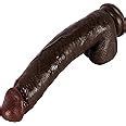 Amazon Inch Big Black Dildo Realistic Girthy Bbc Anal Dildo Strap On Dildos With
