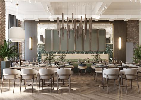 Restaurant Interior Design on Behance