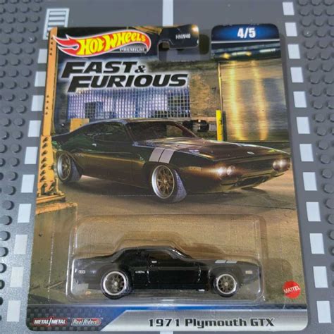 Jual Hot Wheels Premium Fast Furious Plymouth Gtx Hitam Shopee Indonesia
