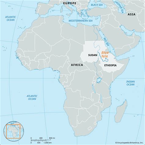 Where Is The Nile River Located On A Map