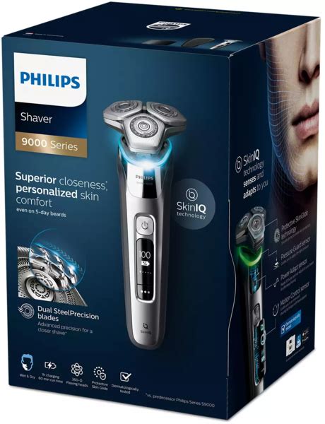 Philips Shaver series 9000 Wet & Dry electric shaver - Heathcotes.co.nz