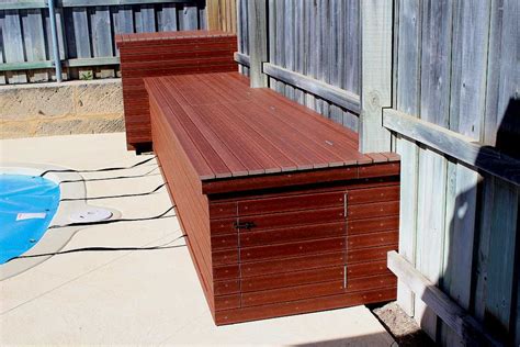 Pool Blanket Boxes Pool Storage Boxes Blue Sky Carpentry Perth