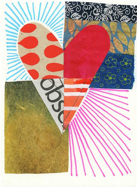 Heart Collage #52 Painting by Jane Davies | Pixels